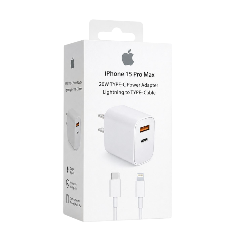 Combo  Cargador 20w Usb a y usb c