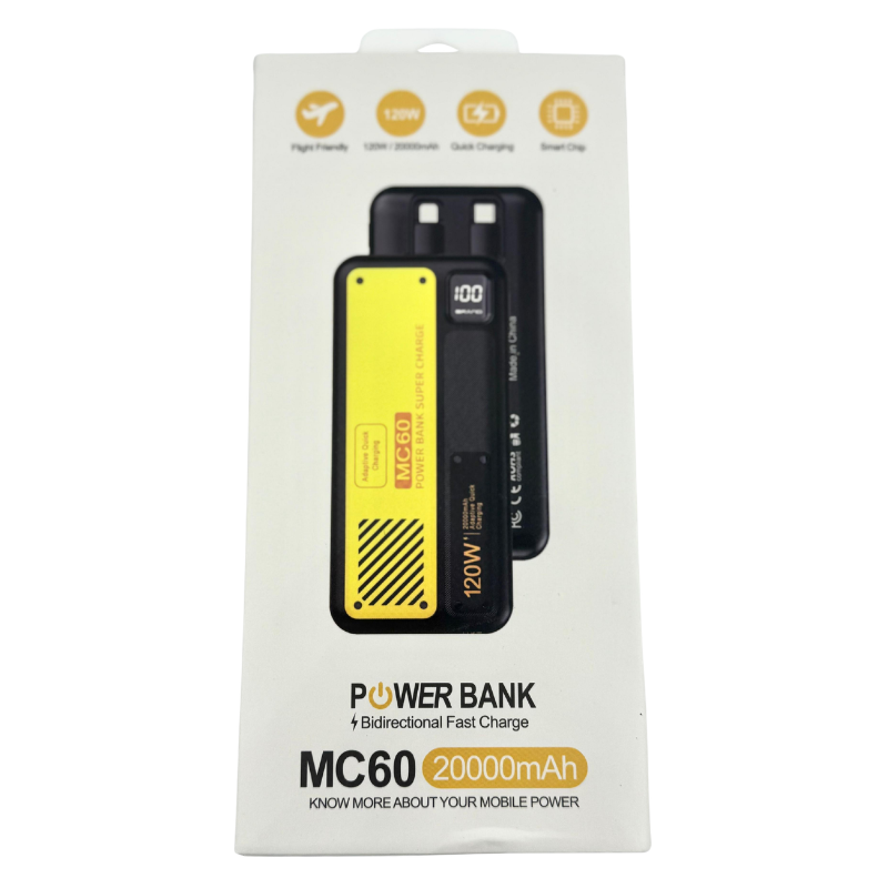 Powerbank MC60 20,000 mAh